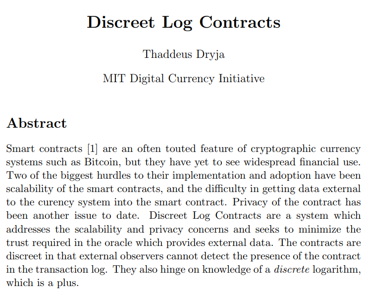 【動画で学ぶブロックチェーン】Discreet Log Contract -　安土 茂亨氏