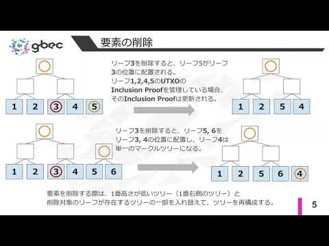 【動画で学ぶブロックチェーン】ハッシュベースのアキュムレーター Utreexoの仕組み -　安土 茂亨氏