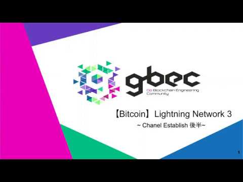 動画で学ぶブロックチェーン】Lightning Network 3 ~ Channel Establishment 後半 ~ - 望月紀生氏