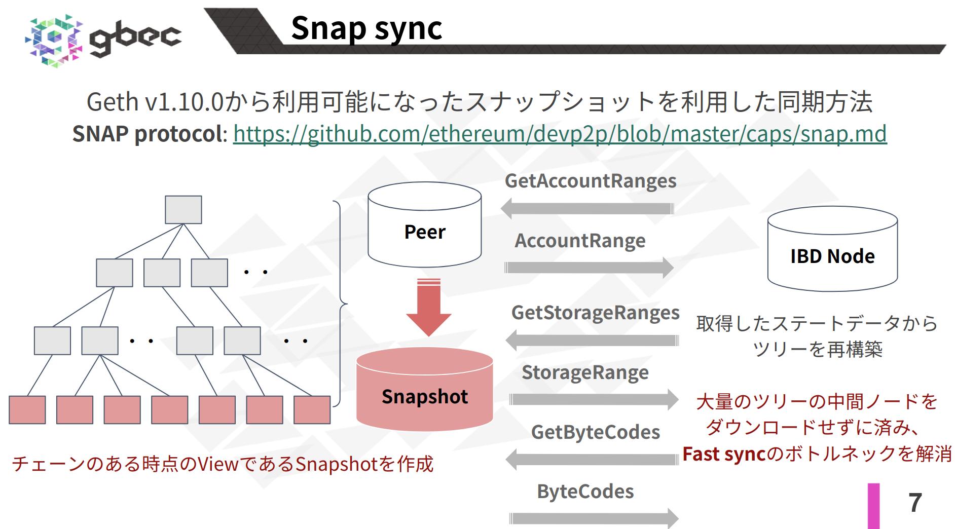 【動画で学ぶブロックチェーン】Ethereumのチェーン同期法 Full / Fast / Snap -安土 茂亨氏