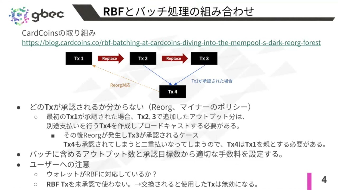 【動画で学ぶブロックチェーン】RBFを使ったトランザクションの置換 -安土 茂亨氏