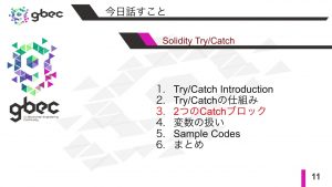 【動画で学ぶブロックチェーン】【Ethereum】Solidity Try/Catch—　中城元臣氏