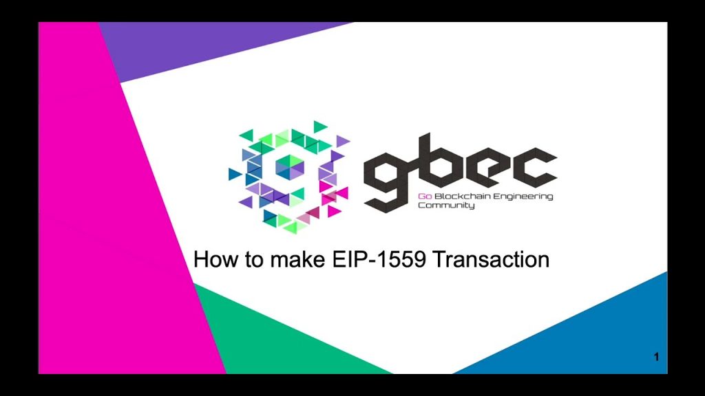 【動画で学ぶブロックチェーン】【Ethereum】How to make EIP-1559 Transaction - 中城元臣氏