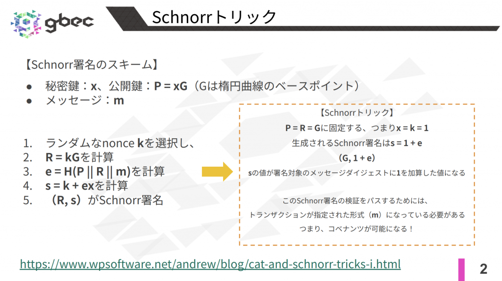 【動画で学ぶブロックチェーン】OP_CATとSchnorrトリックを利用したコベナンツ  - 安土 茂亨氏